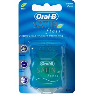 Зубная нить Oral-b Satin floss 25 м