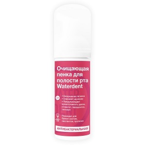 Пенка очищающая Water Dent антибактериальная 50 мл