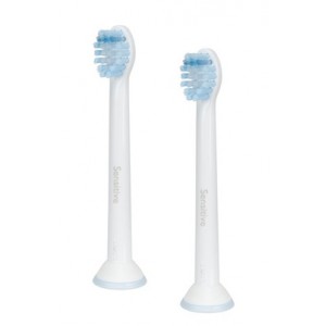 Насадки мини Sensitive для звуковых зубных щеток Philips FlexCare,EasyClean, HealthyWhite HX6082/07