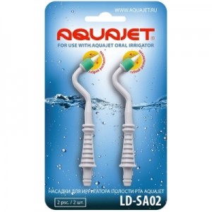 Насадки пародонтологические для ирригатора Aquajet LD-A8, 2 шт/уп